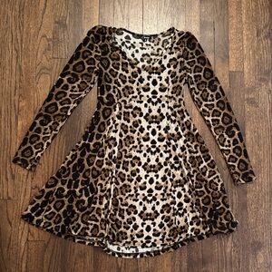 Leopard Print Dress Medium